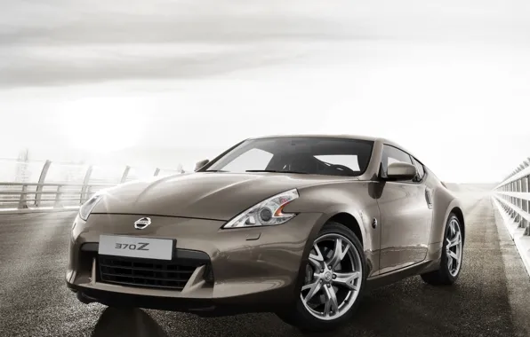 Road, Machine, Nissan, Nissan, Car, Car, Brown, 370z