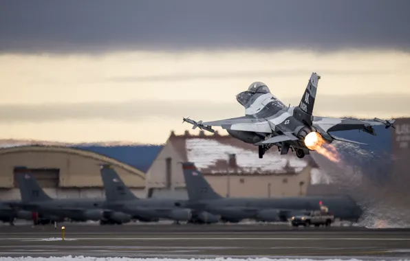 Picture fighter, F-16, Fighting Falcon, multipurpose, "Fighting Falcon"
