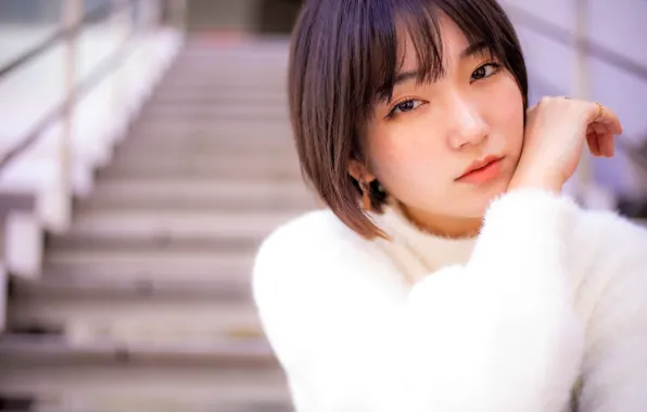 Girl, Beautiful, Asian, Woman, Chinese, Cute, Pretty, Outdoor