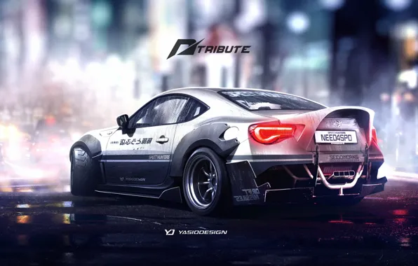 Auto, Figure, Machine, White, Toyota, Car, NFS, Car