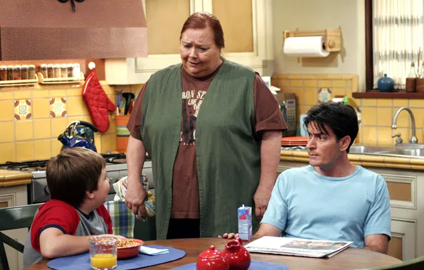 The series, actors, characters, Charlie Sheen, Jake Harper, Charlie Harper, Two and a half men, …