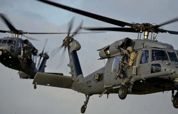 Helicopter, combat, HH-60G, Pave Hawk