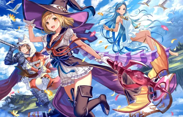 Picture game, anime, dragon, oriental, asiatic, mahou, japanese, asian