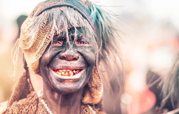 Woman, Portrait, Papua New Guinea