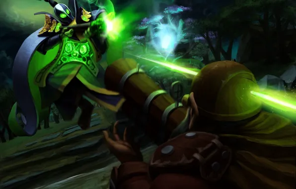 Picture art, Dota 2, Sniper, Rubick, Grand Magus, xxxhaozhuangxxx, head shot