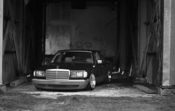 Wallpaper Mercedes, Stance, W126 images for desktop, section mercedes ...