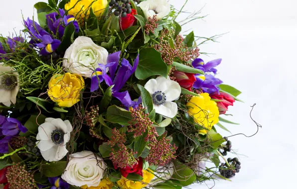Flowers, Bouquet, Composition