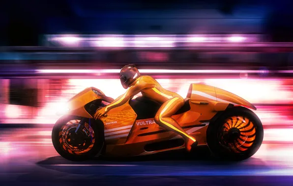 Picture design, style, background, race, speed, concept, motorcycle, motorcyclist