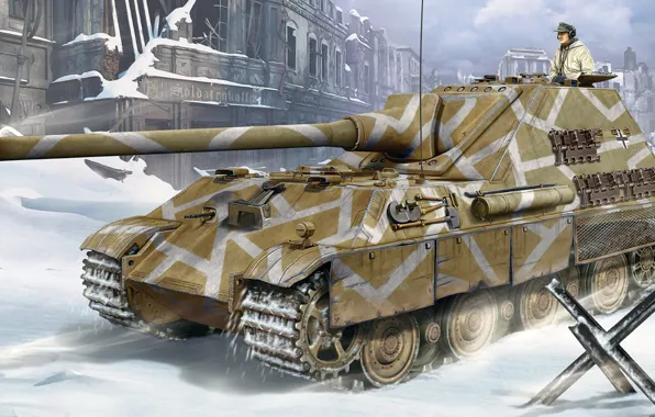SAU, Tank fighter, Jagdpanther II, German heavy self-propelled artillery
