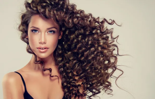 Picture look, hairstyle, curlers
