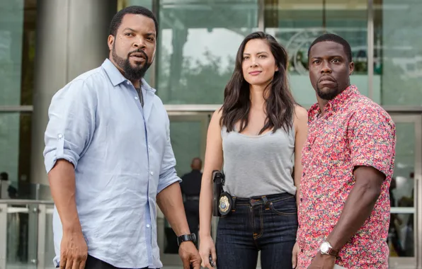 Picture frame, Olivia Munn, action, Ice Cube, Comedy, police, Ice Cube, Kevin Hart