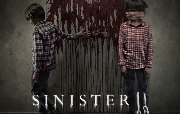 Cinema, blood, wall, panic, devil, boy, boys, movie