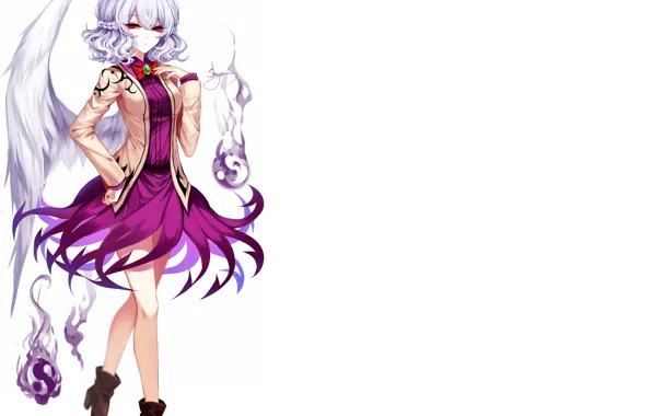 Girl, style, background, angel, Touhou, Touhou, Touhou, Sheya