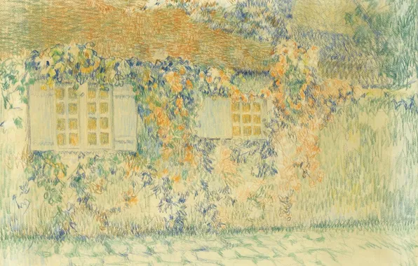 Street, figure, home, Henry Le Sedane Products, Studio. Of gerberoy is, Henri Le Sidane