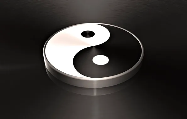 Picture white, macro, black, Yin, Yang