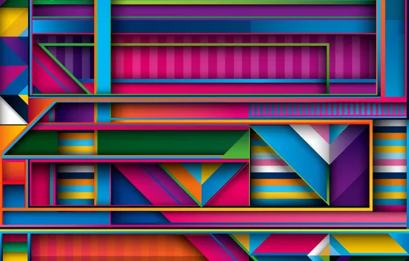 Abstraction, color, figure