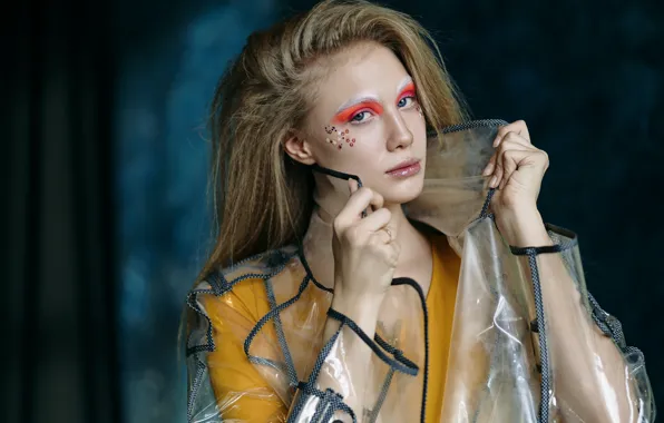 Picture look, portrait, makeup, Kirill Sokolov, Karina Konstantinova