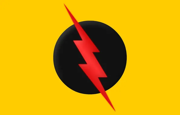 Picture DC comics, Reverse Flash, Eobard Thawne, minimalistic wall