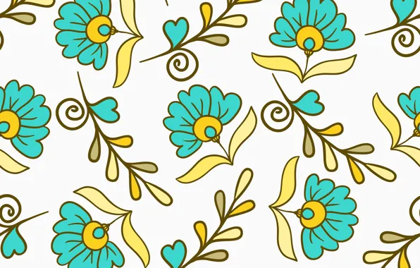 Picture Flowers, pattern, pattern, seamless, Floral, seamless