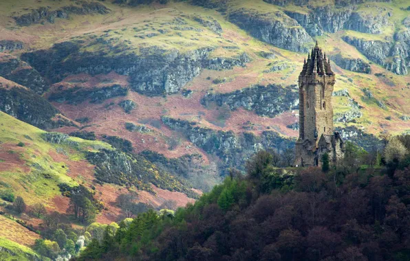 Tower, Scotland, Sterling, The Wallace Monument
