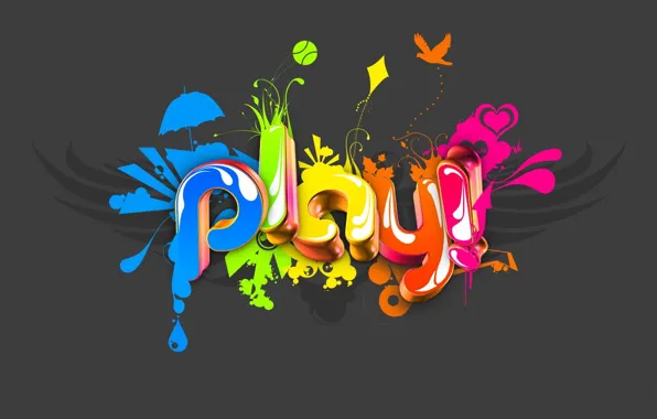 Picture color, minimalism, play