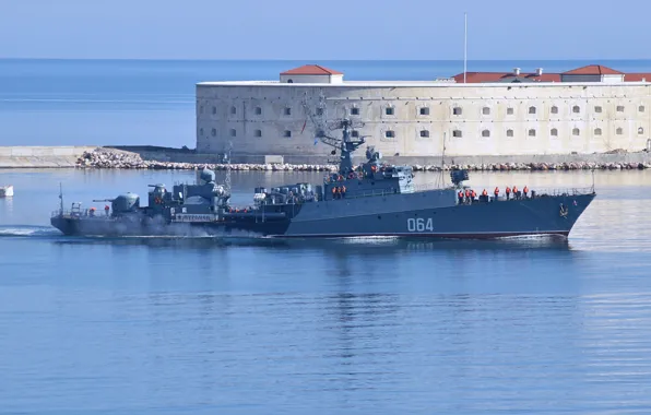 Picture Muromets, small anti-submarine ship, project 1124m