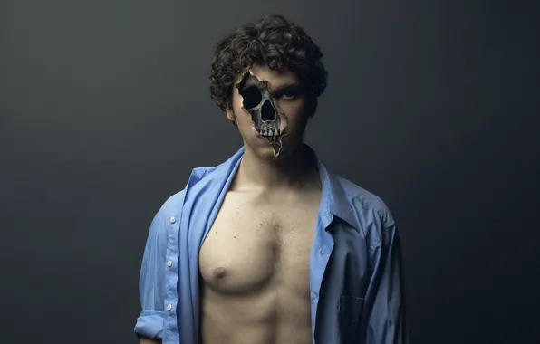 Look, face, skull, guy