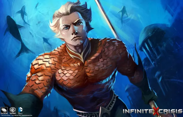 Look, guy, blonde, Infinite Crisis