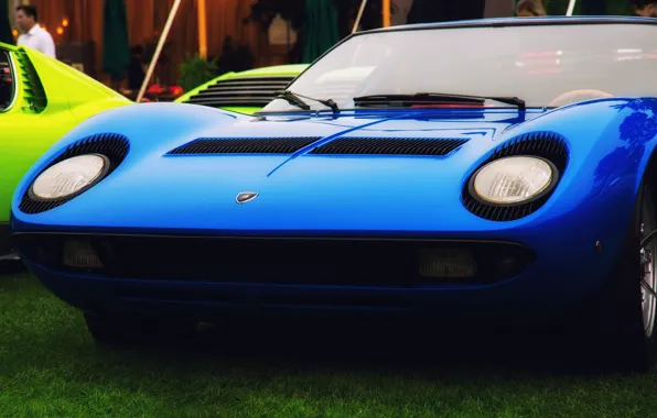 Color, Auto, Blue, Lamborghini, Machine, Classic, Eyelashes, Lights
