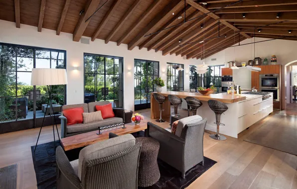 Picture Villa, interior, kitchen, ranch, Provence in Hope Ranch