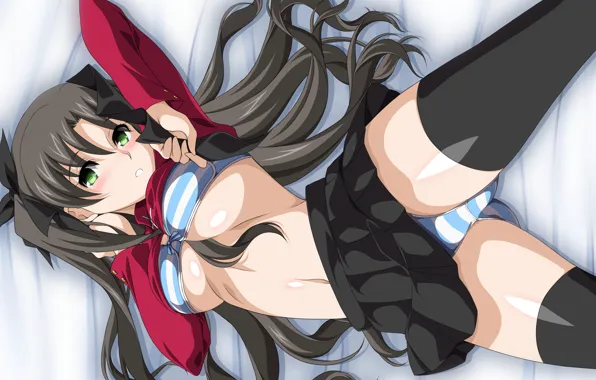 Girl, pose, Rin, Fate stay night, Fate / Stay Night