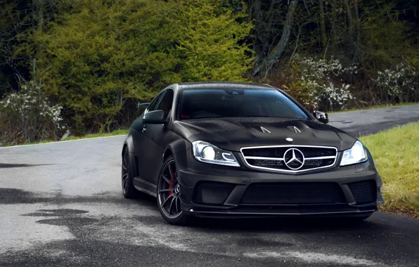 Tuning, coupe, Mercedes, AMG, black series, mercedes c63