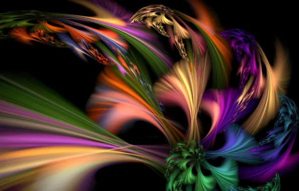 Picture background, dark, colorful, paint.