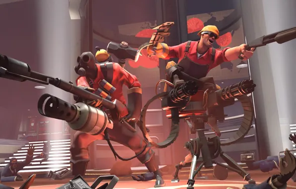 Picture tf2, engineer, pyro., Team fortes2, pyro