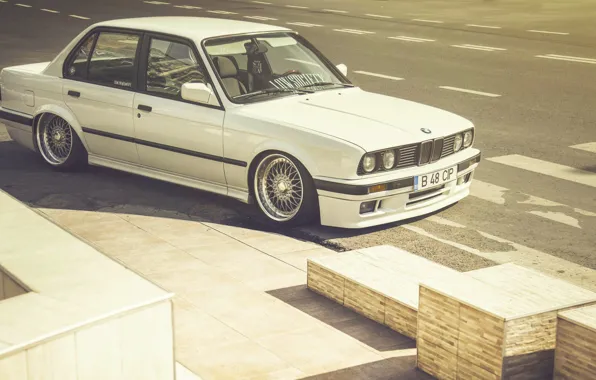 Picture BMW, Car, E30, BBS, Stance, Wheels, Lowsociety