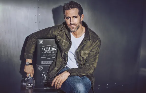 Picture look, pose, jacket, male, Ryan Reynolds