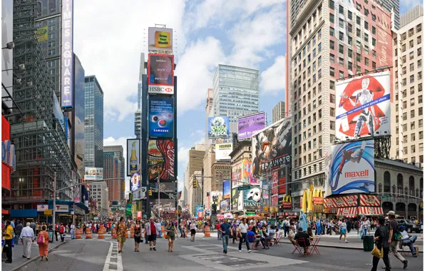 City, street, new york