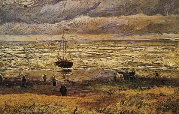 Picture ship, Vincent van Gogh, View of the Sea, at Scheveningen