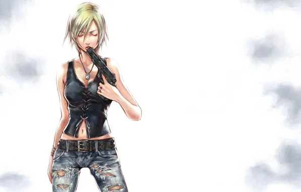 Picture weapons, parasite eve, Aya Brea
