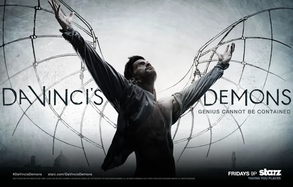 Wallpaper Wings, The Series, Serial, Da Vinci'S Demons, Starz.