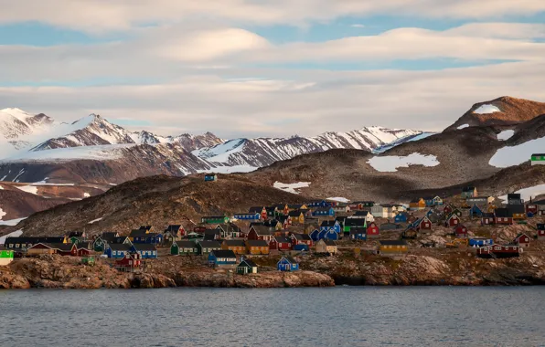 Nature, Arctic, Denmark, Greenland, 70° 29′ North, Scoresbysund