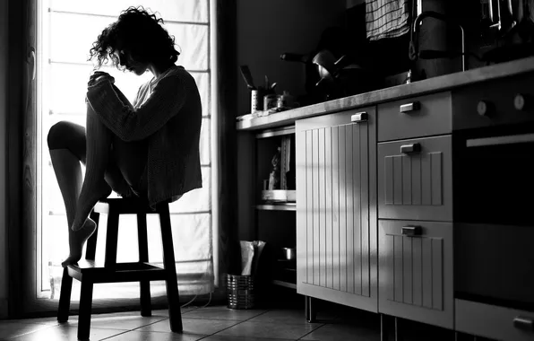 Girl, pose, background