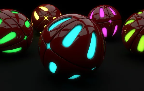 Neon, Balls, DMiTRY64RuS
