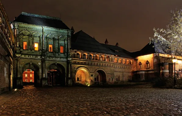 Night, the city, photo, street, Moscow, The Kremlin, Russia, Metropolitan chamber