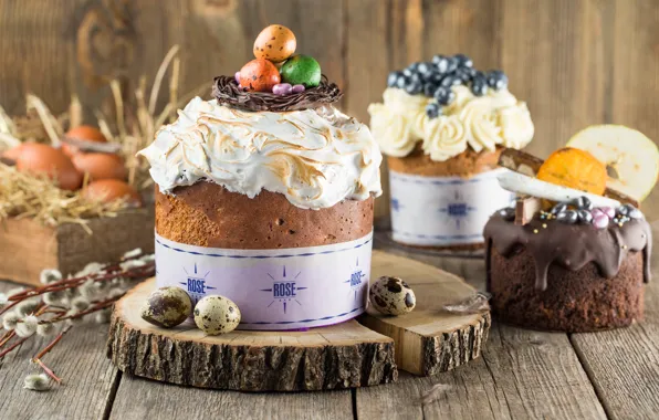 Sprig, holiday, eggs, Easter, cake, Verba