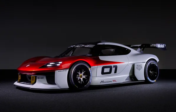 Picture Porsche, electric car, Mission R, Porsche Mission R