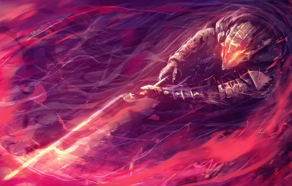 Picture sword, game, armor, anime, power, man, fight, ken