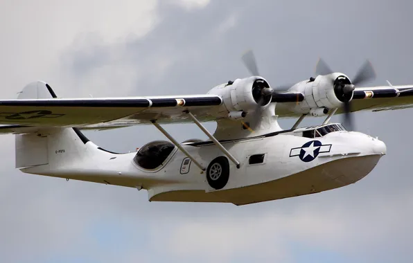 Picture the plane, sea, anti-submarine, patrol, "Catalina", PBY Catalina