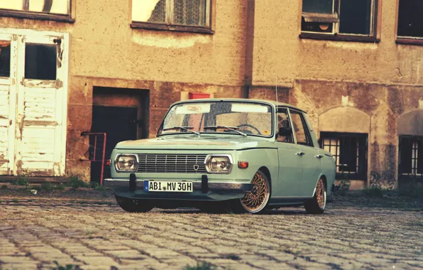 Picture classic, old, school, wartburg, Wartburg