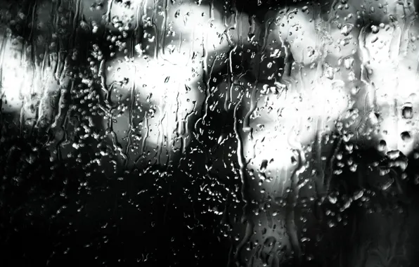 Picture Rain, Reflection, Window, Moody, Indoor, Rainy, Droplets, Colorless